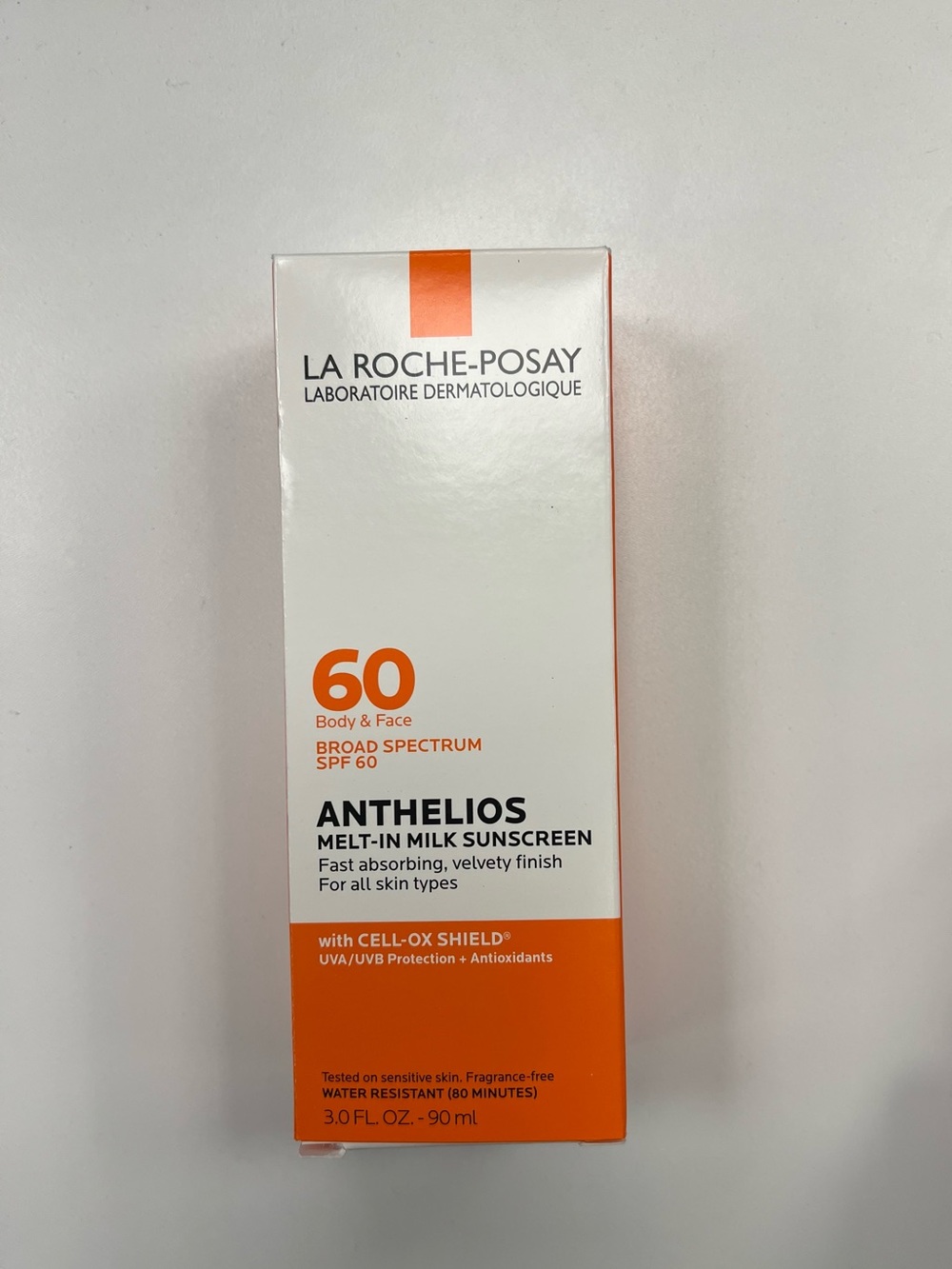 La Roche-Posay Anthelios Melt-In Milk Sunscreen SPF 60 - White & Orange